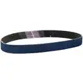 Norton Sanding Belt, 12" Length, 1/2" Width, Zirconia Alumina, 80 Grit, Medium, Coated, R823P BlueFire, 1EA