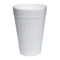 Dart Disposable Hot Cup: Foam, Uncoated/Unlined, 32 oz Capacity, Patternless, White, 500 PK
