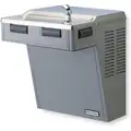 Refrigerated Wall Water Cooler, 1 Level, Front and Side Pushbar Dispenser Operation