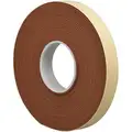 Tapecase Foam Tape, Acrylic Tape Adhesive, 1" X 10 yd., Continuous Roll, Orange