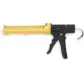 Ratchet Rod Caulk Gun, Composite Plastic Body, Dripless Feature, 10 oz, Industrial