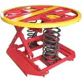 Compression Spring Pallet Positioner and Level Loader, 4400 lb. Load Capacity, 27-3/4"Raised Height