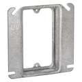 Raco Plaster Ring, Mounting Accessories, Galvanized Zinc, Silver, For Use With Close 4"Outlet Box