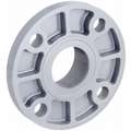 Flange: 2 in Fitting Pipe Size, Schedule 80, Socket, 150 psi, Gray