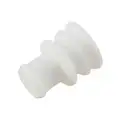 Te Connectivity Single Wire Seal 5 MM Hole, White Silicone