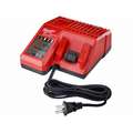 Milwaukee Battery and Charger Kit: Milwaukee, M18 REDLITHIUM, Li-Ion, Charger Included, 1 Batteries Included