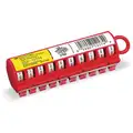 Wire Marker Dispenser w/Tape: 0 to 9, White, 5,760 Labels, -40 Degrees  to 250 Degrees F