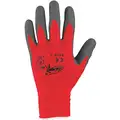 Coated Gloves, M, Palm, Natural Rubber Latex Glove Coating Material, 3 ANSI/ISEA Abrasion Level