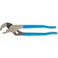V-Jaw Tongue and Groove Tongue and Groove Pliers, Dipped Handle, Max. Jaw Opening: 1-1/2