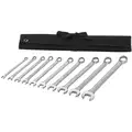Westward Combination Wrench Set, SAE, Number of Pieces: 10, Number of Points: 12