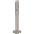 25 to 500mL Glass Graduated Cylinder, Clear, Height: 360 mm / 14.2", 2 PK