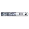 Square End Mill, 1.0000" Milling Diameter, Number of Flutes: 5, 4" Length of Cut, TiCN, 455
