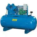 1 Phase - Electrical Horizontal Tank Mounted 7.50HP - Air Compressor Stationary Air Compressor, 80 g