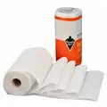 Tough Guy Paper Towel Roll: White, 11 in Roll Wd, 64 ft Roll Lg, 9 in Sheet Lg, 85 Sheets, 30 PK