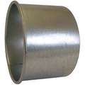 Nordfab Galvanized Steel Machine Adapter, 6" Duct Fitting Diameter, 4" Duct Fitting Length
