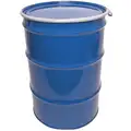 Transport Drum: 55 gal Capacity, 1A2/X400/S UN Rating Solid, 1A2/Y1.8/200 UN Rating Liquid, Blue