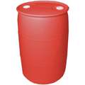 55 gal. Red Polyethylene Closed Head Transport Drum
