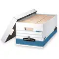 Bankers Box Record Storage Box, 10" Height, 12" Width, 24" Depth, 650 lb Stacking Capacity