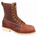 Thorogood Shoes 8 in Work Boot, 12, D, Men's, Brown, Steel Toe Type, 1 PR