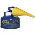 Safety Can,Funnel,Type I,2 Gal,Blue