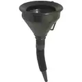 Funnel King Funnel and Flexible Spout, Polyethylene, 1 qt. Total Capacity, 16" Height, 6" Length