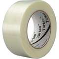 Tartan 55m 4.00 mil Polypropylene Filament Tape, Clear, 12 PK