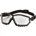 Pyramex Anti-Fog, Anti-Static, Scratch-Resistant Direct Stylish Goggle, Clear Lens