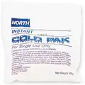 North Instant Cold Pack: Disposable, White, Waterproof, 6 in L, 5 in W, 10 PK