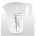 Funnel King Measuring Container: 1 L Capacity, Heavy Duty Polypropylene