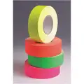 Polyken Gaffer's Tape: Fluorescent Green, 1 7/8 in x 49 yd, 11.5 mil, Vinyl Coated Cloth Backing
