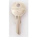 Kaba Ilco Key Blank, Office Furniture/Cabinets, Solid Brass, Y13, PK 10