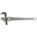 Aluminum 18" Offset Pipe Wrench, 2-1/2" Jaw Capacity