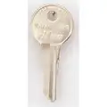 Kaba Ilco Key Blank, Office Furniture/Cabinets, Solid Brass, AP1, PK 10