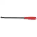 Westward Screwdriver Handle Pry Bar: Wedge End, 18 in Overall Lg, 25/32 in Bar Wd, 13/16 in End Wd, Bent Head