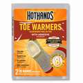 Hothands Toe Warmer: Toe Warmer, Air-Activated, Up to 8 hr, 3 1/2 in Lg, 2 3/4 in Wd, TT224DQ, 2 PK