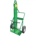 Cylinder Cart,Continuous Frame Flow-Back, 1000 lb., Cylinder Capacity 2, 66" H X 35"W