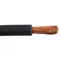 Westward 25 ft. Neoprene Welding Cable with 4/0 Wire Size and Max. Amps of 302, Black