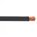 Westward 100 ft. Neoprene Welding Cable with 4 AWG Wire Size and Max. Amps of 60, Black