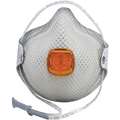 N95 Disposable Respirator, Molded, White, Mask Size: M/L, 10PK