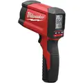 Milwaukee LCD, Infrared Thermometer, Single Dot Laser Sighting - Infrared