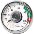 Guardian Equipment Air Pressure Gauge, Fits Brand Guardian Equipment, For Use With Item Number 9XD46