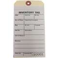 Inventory Tag, Height: 6-1/4", Width: 3-1/8"