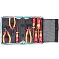 Eclipse Insulated Tool Kit: 8 Pieces, Electrical and Teleco mm Tools/Pliers/Screwdrivers, Case