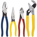 Steel Plier Sets, ESD Safe: No, Number of Pieces: 4, Dipped Handle, Spring Return: No