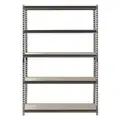 Sandusky 5 Shelf, Freestanding Bulk Storage Rack; 800 lb. Load Capacity per Shelf, 18" D x 72" H x 48" W