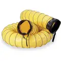 25 ft. Ventilation Kit with 8" Dia., Yellow; Use With Confined Space