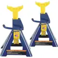 9 x 7-1/2 Ratchet Style Vehicle Stand; Lifting Capacity (Tons): 3, 2 PK