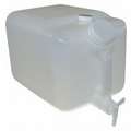 Plastic Dispensing Container with Faucet, 5.0 gal, 1 EA
