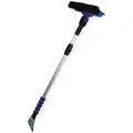 Mallory Snow Brush and Ice Scraper with 34 to 52 in., Aluminum, Telescoping Handle