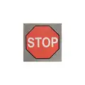 Shieldmark Floor Stop Sign, Sign Format ANSI/OSHA Format, Stop, Sign Header Stop